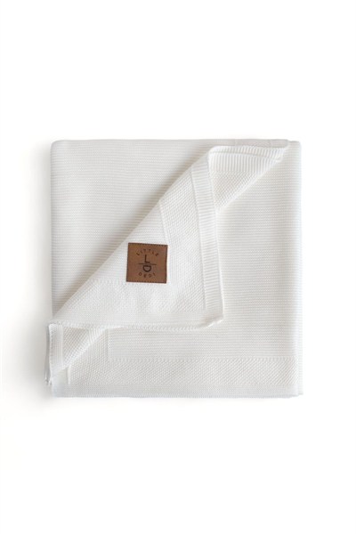 Dua Tencel Örgü Bebek Çocuk Battaniyesi, Tüylenmeyen Örtü 80x100 cm