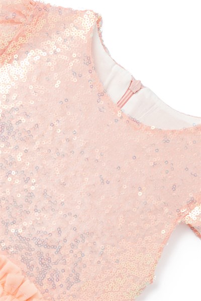 Crystal Dream Champagne Elbise