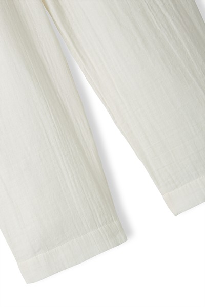 Ekru Müslin Pantolon