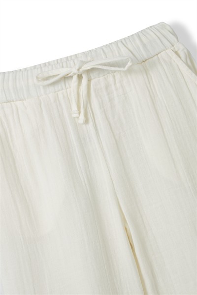 Ekru Müslin Pantolon