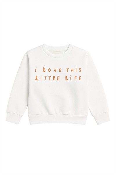 Ekru Pasta Sweatshirt