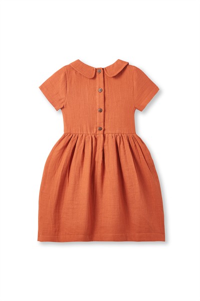 Kiremit Müslin Elbise