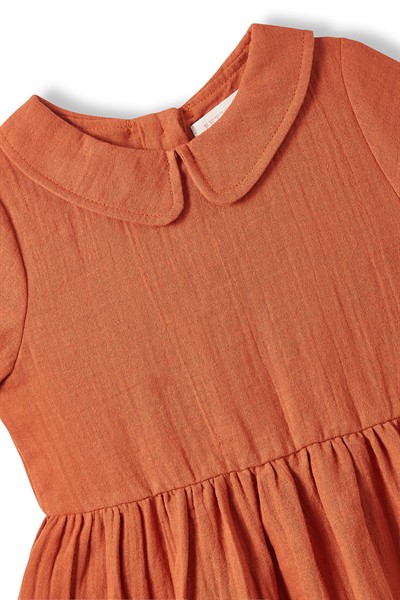 Kiremit Müslin Elbise