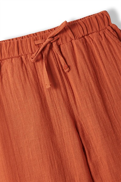 Kiremit Müslin Pantolon