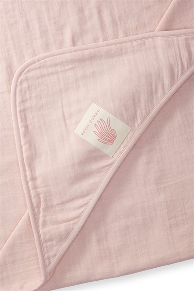 Pembe Müslin Bebek Havlu