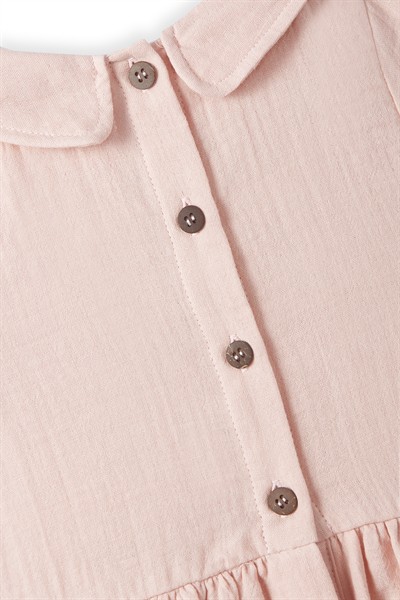 Pembe Müslin Elbise