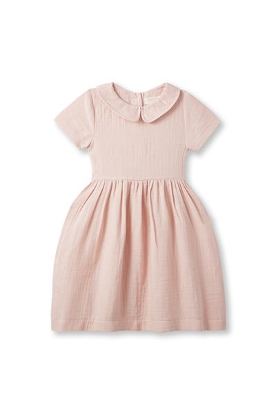 Pembe Müslin Elbise