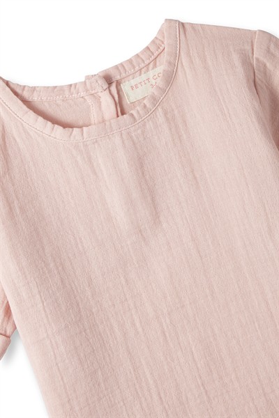 Pembe Müslin Tişört