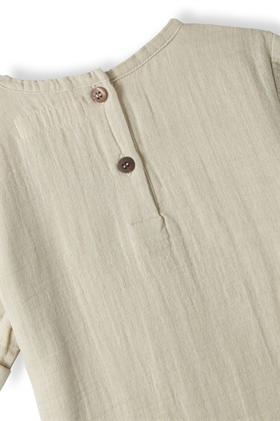 Taş Rengi Müslin Tişört