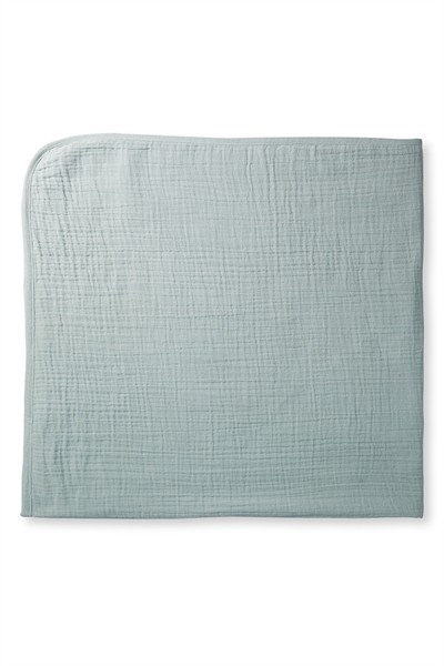 Turkuaz Müslin Bebek Havlu