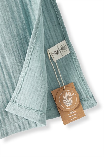 Turkuaz Müslin Panço