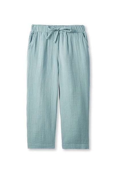 Turkuaz Müslin Pantolon