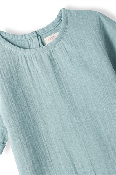 Turkuaz Müslin Tişört