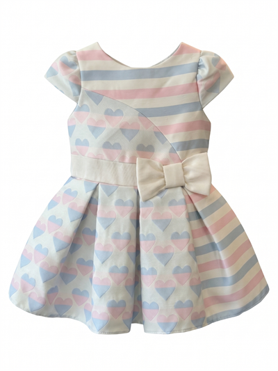 Cotton Candy Heart Elbise