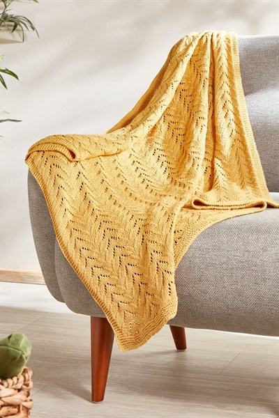 Pamuklu El Örgüsü Battaniye