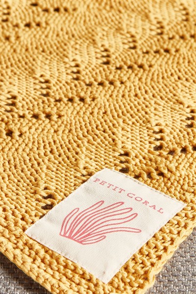 Pamuklu El Örgüsü Battaniye