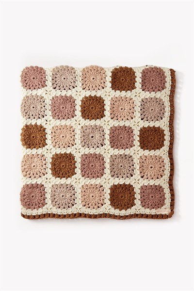 Pamuklu El Örgüsü Battaniye