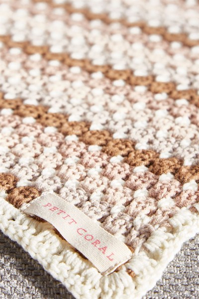 Pamuklu El Örgüsü Battaniye