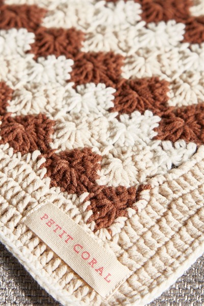 Pamuklu El Örgüsü Battaniye