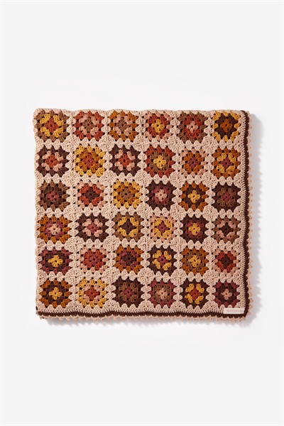 Pamuklu El Örgüsü Battaniye