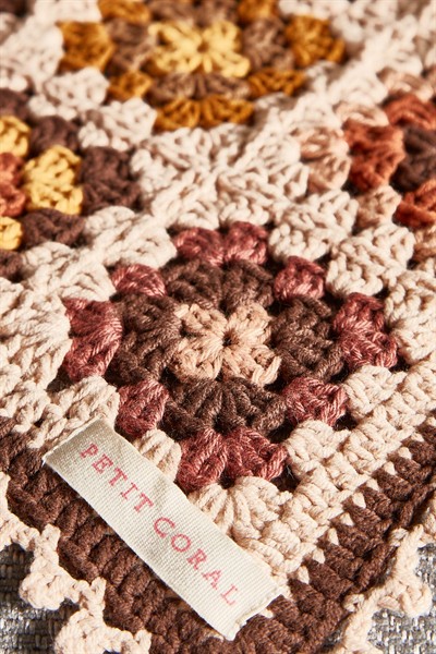 Pamuklu El Örgüsü Battaniye