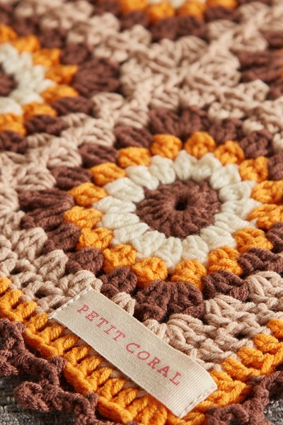 Pamuklu El Örgüsü Battaniye