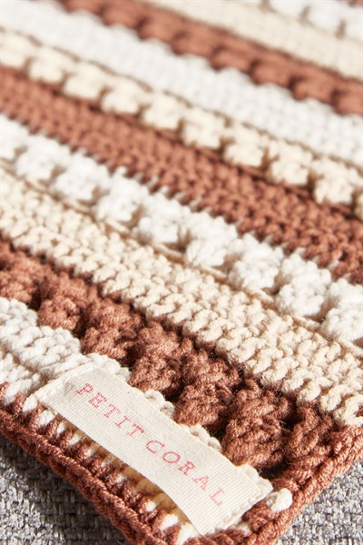 Pamuklu El Örgüsü Battaniye