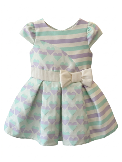 Pastel Heart Elbise