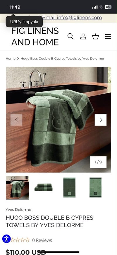 b.s.s. banyo havlusu