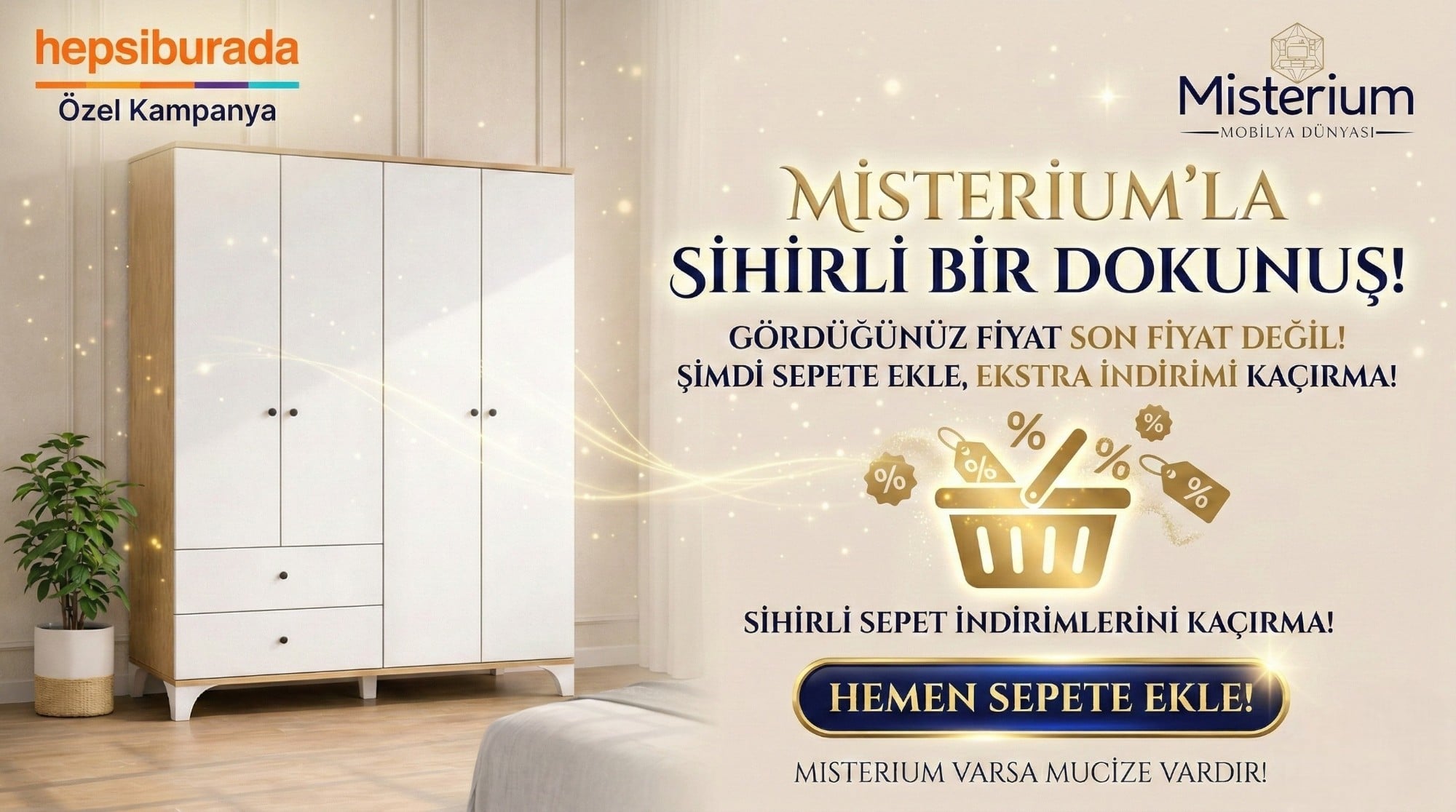 Misterium'la Hepsiburada'da Fırsatlar Bitmez