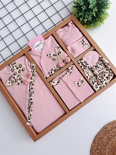 Leopar kelebek tam set hastane çıkışı 