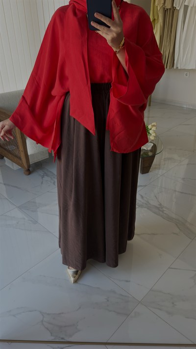 Riva Etek Pantalon ( acı kahve)