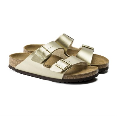 BIRKENSTOCK ARIZONA BF METALLIC ÇİFT BANTLI GOLD KADIN TERLİK 1016111