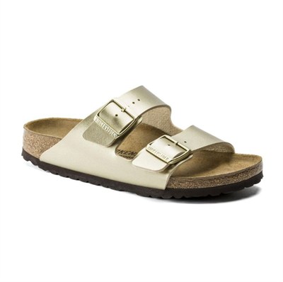 BIRKENSTOCK ARIZONA BF METALLIC ÇİFT BANTLI GOLD KADIN TERLİK 1016111