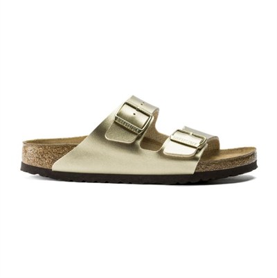 BIRKENSTOCK ARIZONA BF METALLIC ÇİFT BANTLI GOLD KADIN TERLİK 1016111