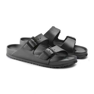 BIRKENSTOCK ARIZONA EVA SUYA DAYANIKLI ANTRASİT ÇİFT BANTLI ERKEK TERLİK 1001497