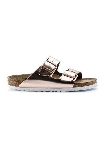 BIRKENSTOCK ARIZONA SOFT FOOTBED METALLIC COPPER ARIZONA BAKIR TERLİK 0952091