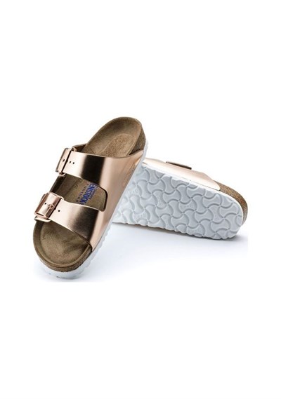 BIRKENSTOCK ARIZONA SOFT FOOTBED METALLIC COPPER ARIZONA BAKIR TERLİK 0952091