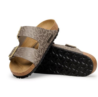 BIRKENSTOCK ARIZONA SYN LEOPARD ÇİFT BANTLI KADIN TERLİK 1031941