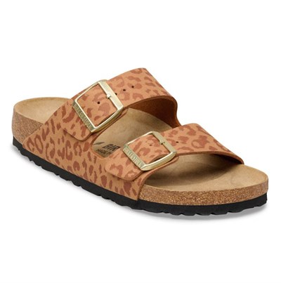 BIRKENSTOCK ARIZONA SYN LEOPARD ÇİFT BANTLI KADIN TERLİK 1031926