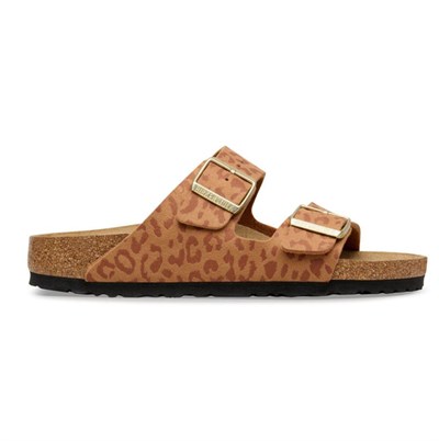BIRKENSTOCK ARIZONA SYN LEOPARD ÇİFT BANTLI KADIN TERLİK 1031926