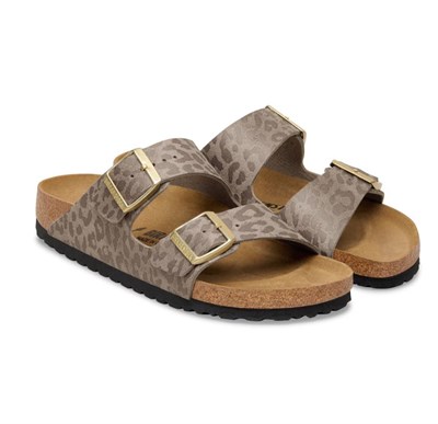 BIRKENSTOCK ARIZONA SYN LEOPARD ÇİFT BANTLI KADIN TERLİK 1031941