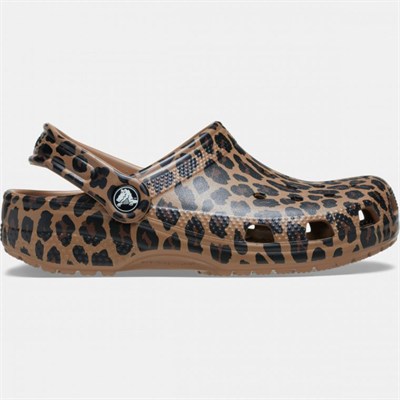 CROCS CLASSIC ANIMAL CLOG LEOPAR ÇOCUK TERLİK 211881