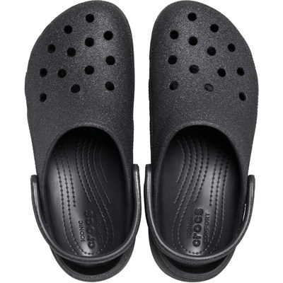 CROCS CLASSIC PLATFORM GLITTER CLOGW SİMLİ KADIN TOPUKLU TERLİK 207241