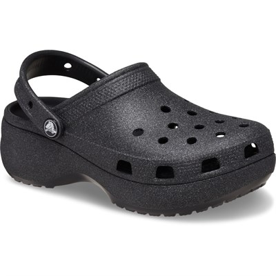 CROCS CLASSIC PLATFORM GLITTER CLOGW SİMLİ KADIN TOPUKLU TERLİK 207241