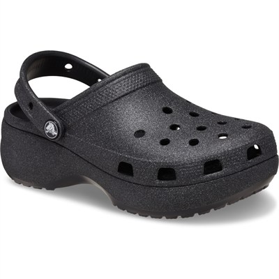 CROCS CLASSIC PLATFORM GLITTER CLOGW SİMLİ KADIN TOPUKLU TERLİK 207241