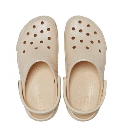 CROCS CLASSIC PLATFORM SHIMMER CLOG KADIN TERLİK 208590