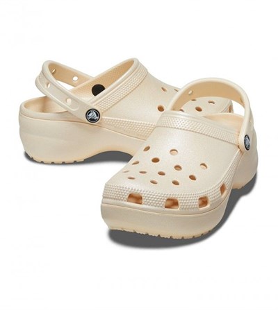 CROCS CLASSIC PLATFORM SHIMMER CLOG KADIN TERLİK 208590