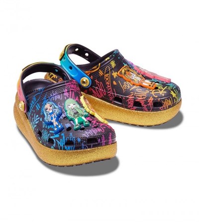 CROCS CLASSIC RAINBOW CUTIE CRUSH CLOG K KADIN TERLİK 208116