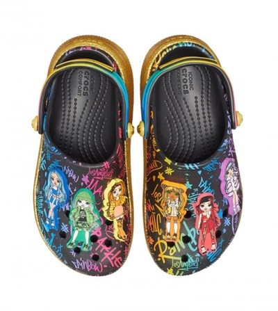 CROCS CLASSIC RAINBOW CUTIE CRUSH CLOG K KADIN TERLİK 208116